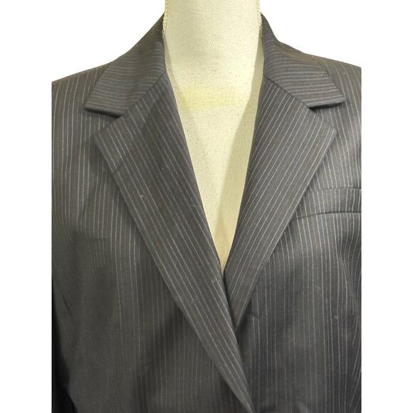 Brooks Brothers 346 black/white pinstripe blazer,  tailored, versatile, preppy - Picture 4 of 7